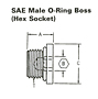SAE Male O-Ring Boss
